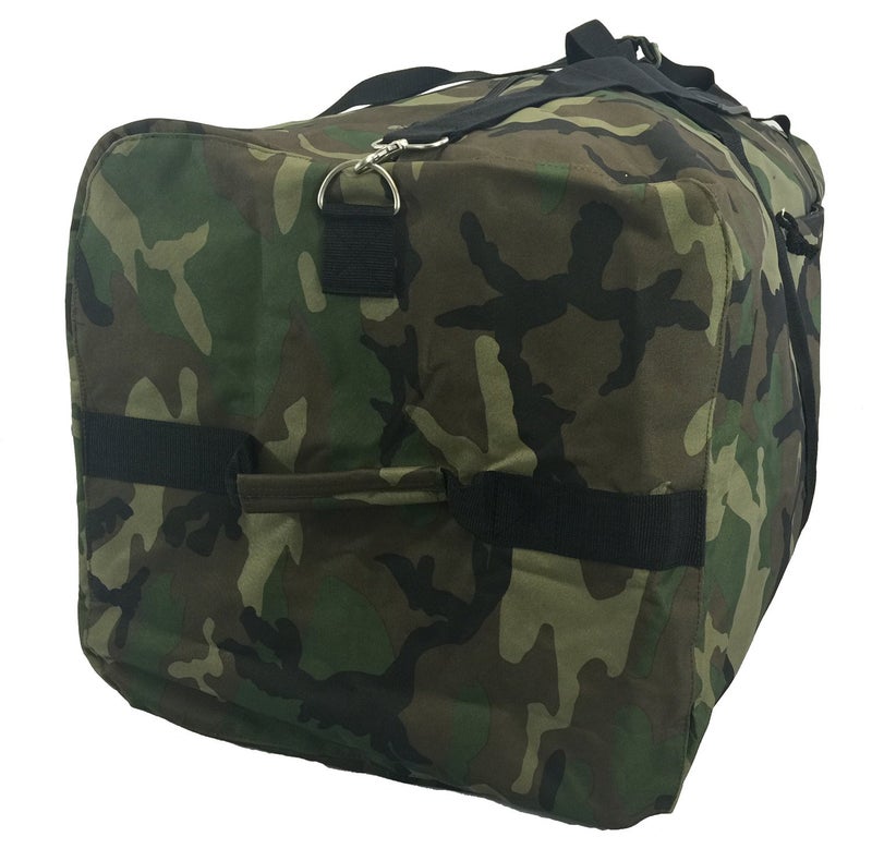K-Cliffs Heavy Duty Cargo Duffel Large Sport Gear Drum Set Equipment Hardware Travel Bag Rooftop Rack Bag (30" x 15" x 15", Camouflage) - Image 3